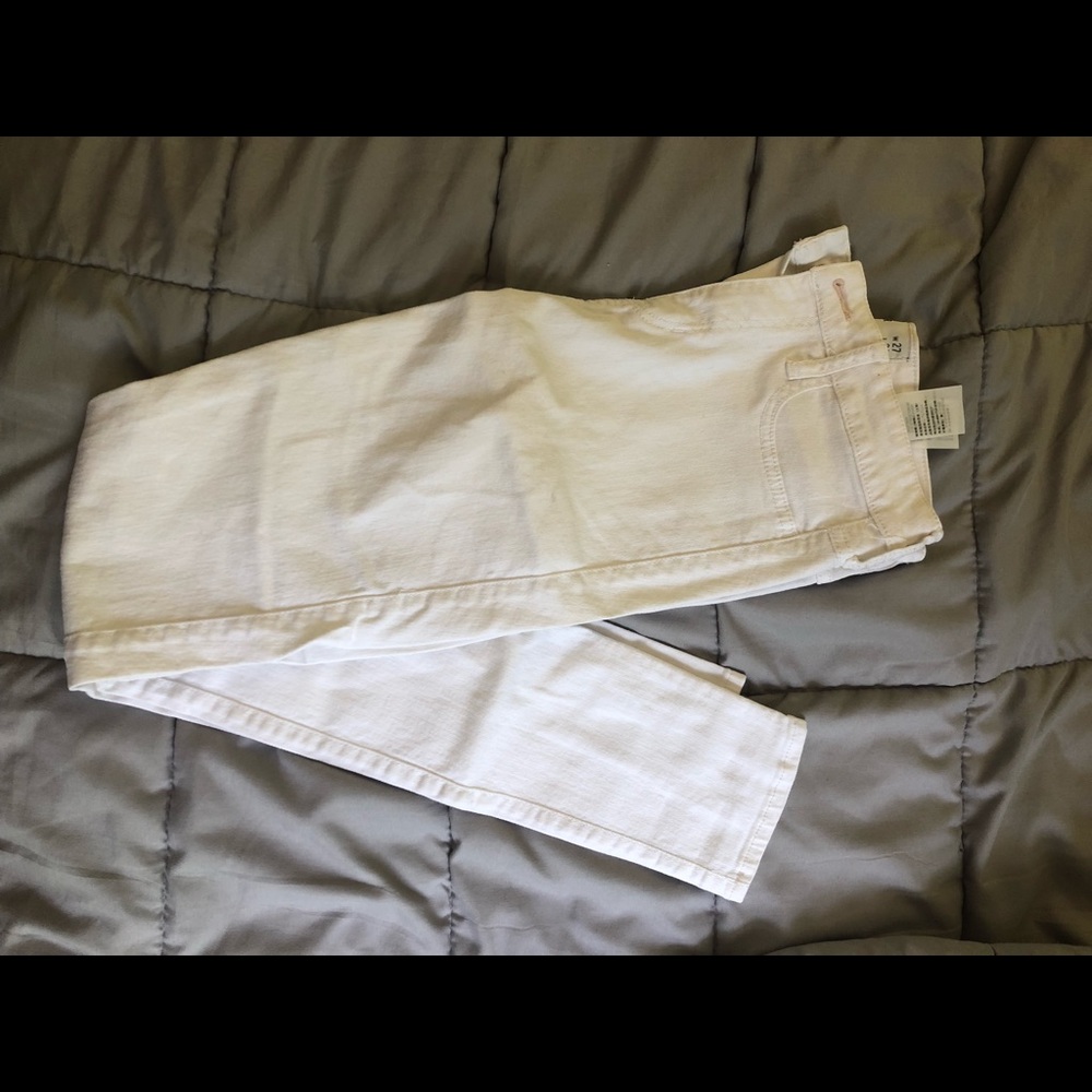 Hollister White jeans size 5